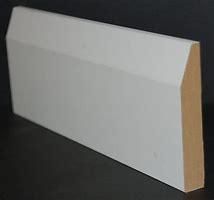 18 x 144mm Primed MDF Skirting Chamfer